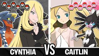 Cynthia vs Caitlin - Pokemon Battle