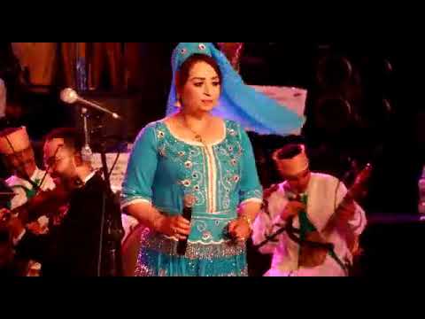 فاطمة تيحيحت لأول مرة بالمغرب أوركسترا فيلارمونية أمازيغية 