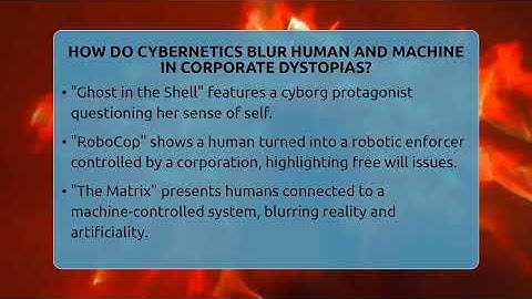 How Do Cybernetics Blur Human And Machine In Corporate Dystopias? - The SciFi Reel