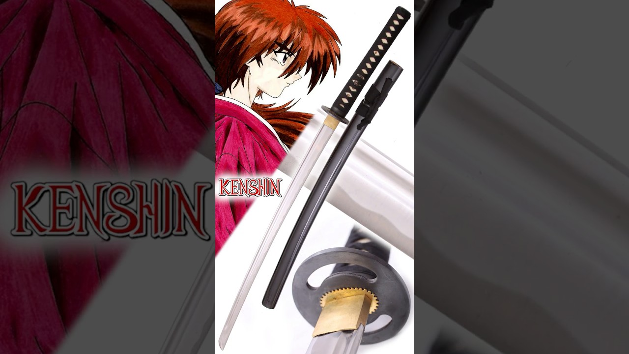 Kenshin Katana Lame Inversée Bushido Maru 1045 Kenshin Sword - 