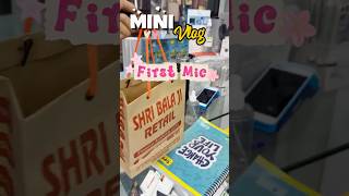 Bought my *First Microphone* yayy‼️🌷✨ #ytshorts #minivlog #vlog #viral #digitekmic #foryou