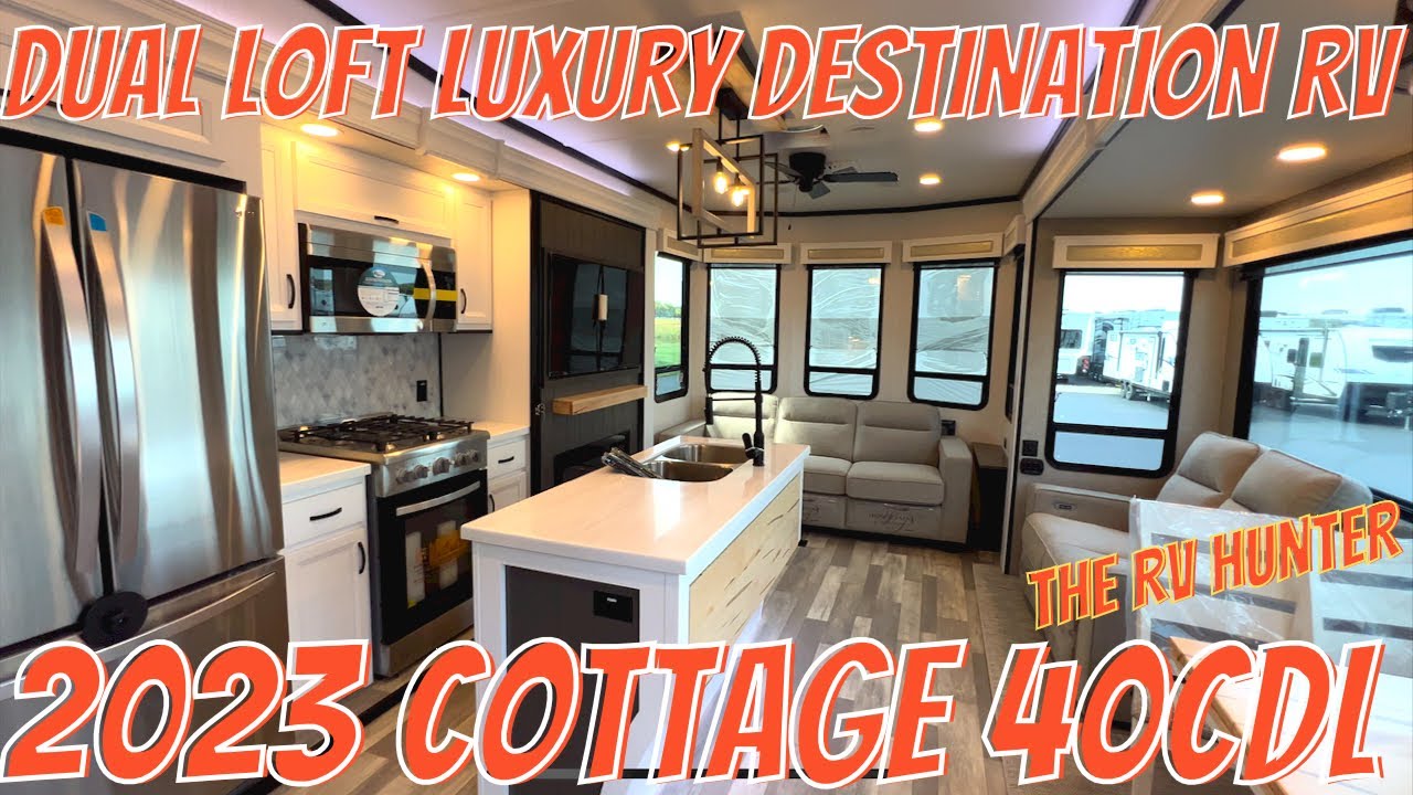 2023 Cottage 40CDL NEW 2023 CHANGES & HIDDEN PANTRY DUAL LOFT RV