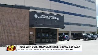 State debt scam letter circulating; residents beware