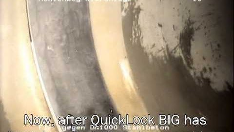 QuickLock BIG for Large Pipe Diameters - Before & After
