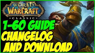 1-60 Alliance Guide Update:  Changelog, Guidelime, Downloadable Docxx