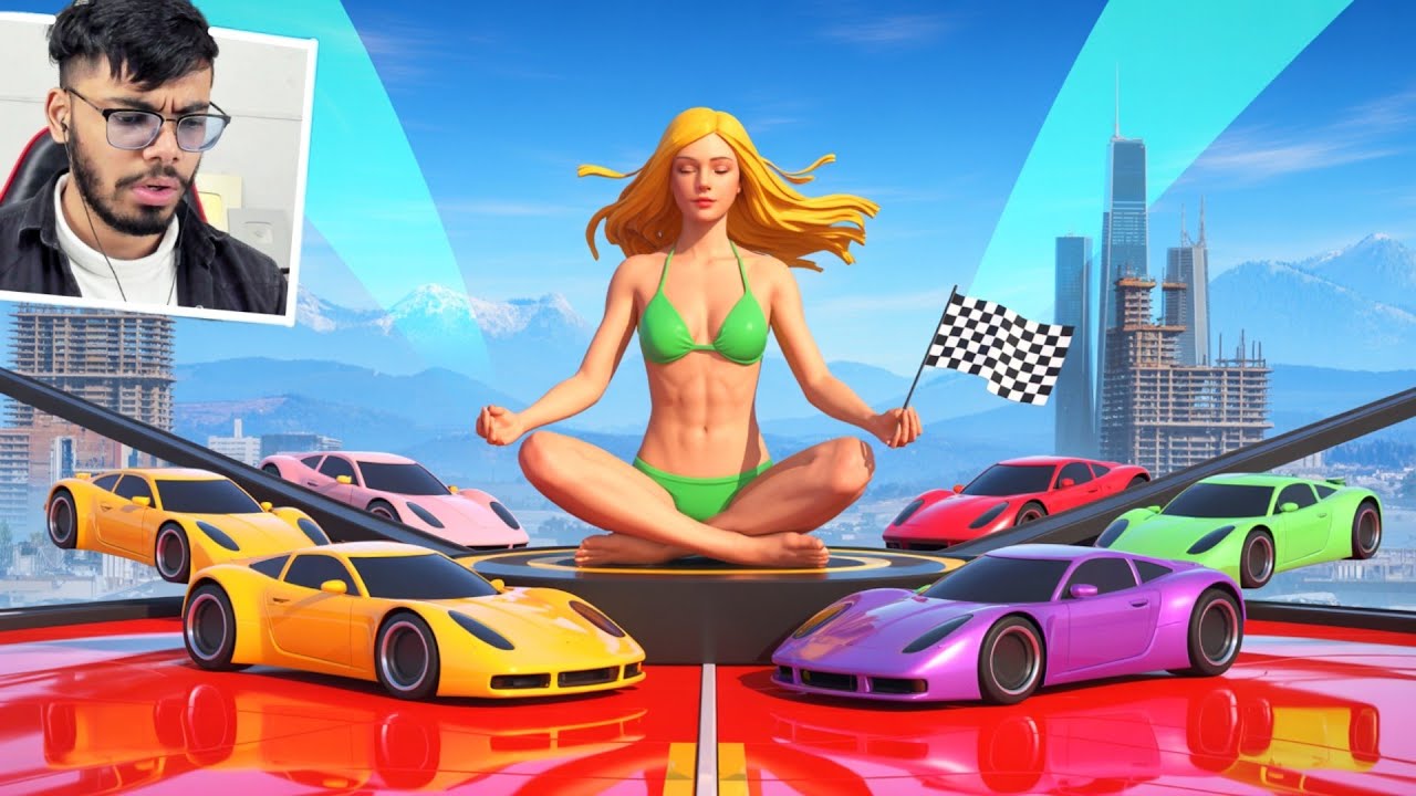 Aunty Car Parkour 999.888% People Become Aunty Lovers After This Race in GTA 5!