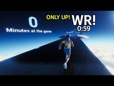 WORLD RECORD! ONLY UP! 0:59 SPEEDRUN! | ET PLAYER