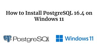 "Step-by-Step PostgreSQL 16.4 Installation on Windows 11! 📈 [2025 Guide] Master pgAdmin 4 Now!" Pgadmin 4 V5 0 Runtime Changes Postgresql Training