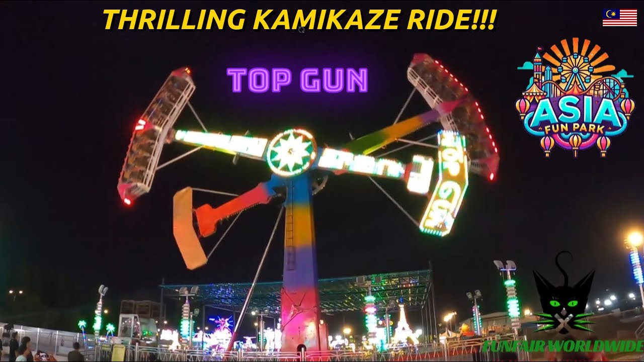 TOP GUN: Thrilling Kamikaze Ride at ASIA FUN PARK Klebang Beach 2025 ...