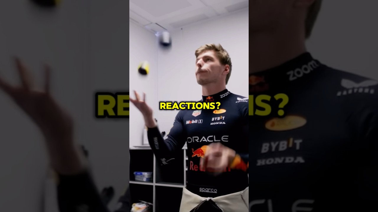 F1 DRIVER REACTION😱😱 