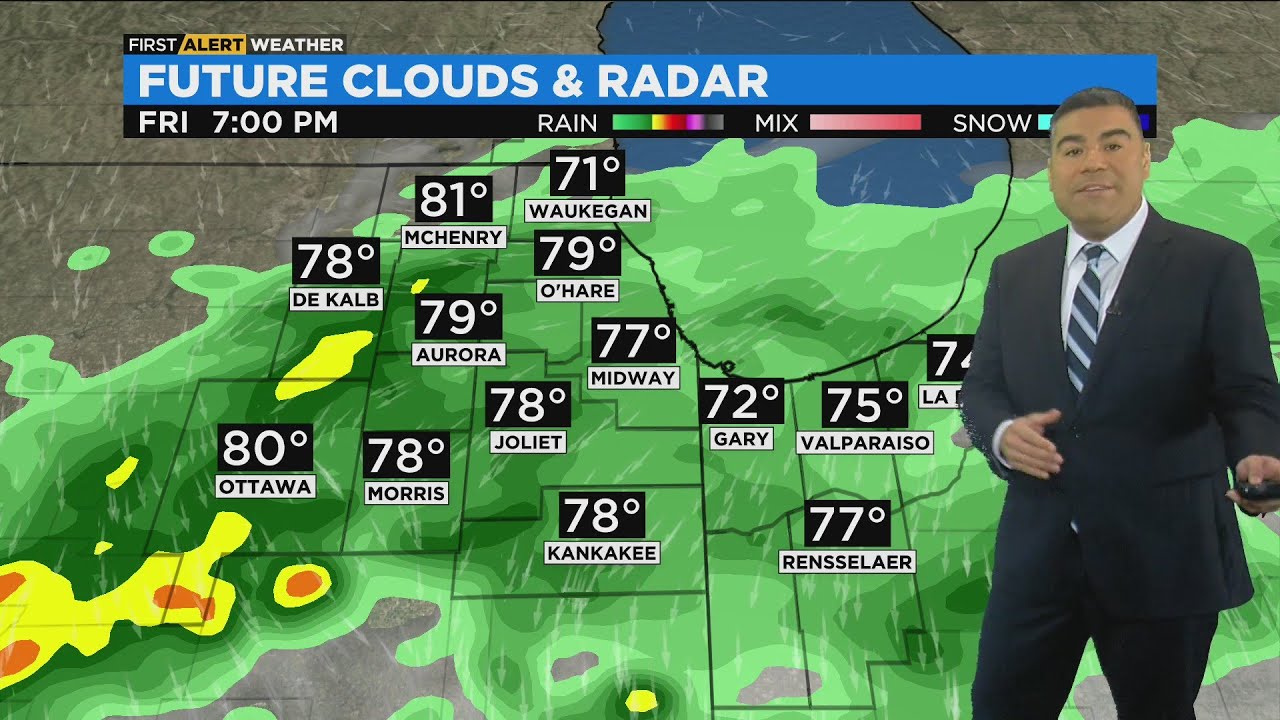 Chicago First Alert Weather: Showers on the way - YouTube