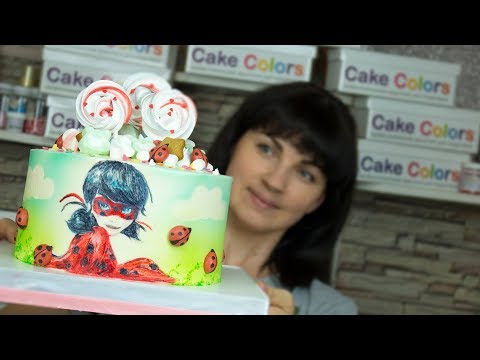 Оформляем торт для девочки  Ноябрьский розыгрыш- Я - ТОРТодел!