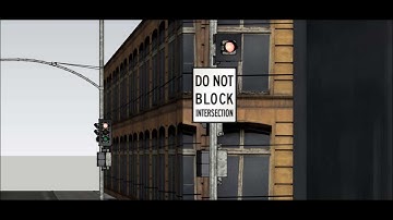 DO NOT BLOCK intersection signal