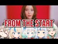 HoloIndie Karaoke Mashup From The Start Laufey By Gura Mint Nimi CC And Saba 
