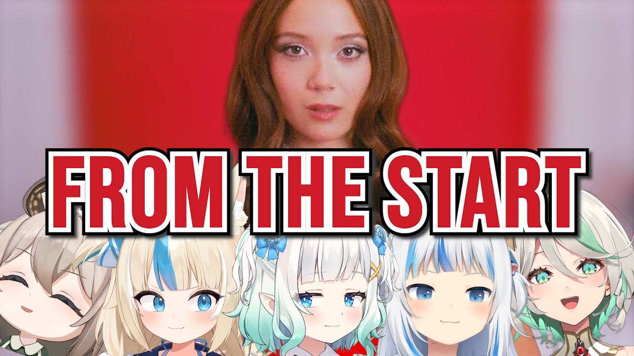 [HoloIndie Karaoke Mashup] From the Start - Laufey by Gura, Mint, Nimi, CC, and Saba