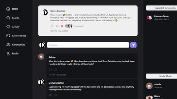 Next Threads App (Clerk, MongoDB, Next.js, Tailwind, Typescript)