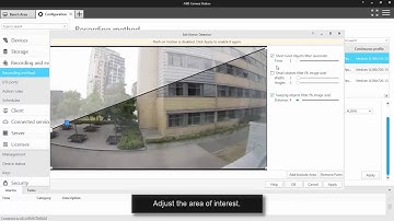 Configure motion detection in AXIS Camera Station