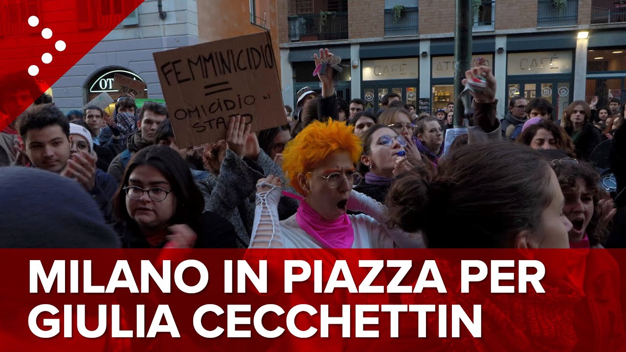 LIVE Milano, corteo per Giulia Cecchettin e contro violenza di genere: diretta video