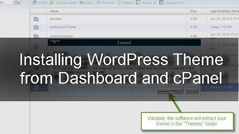 How to install a WordPress Theme: Dashboard and cPanel Uploading with Ftp
