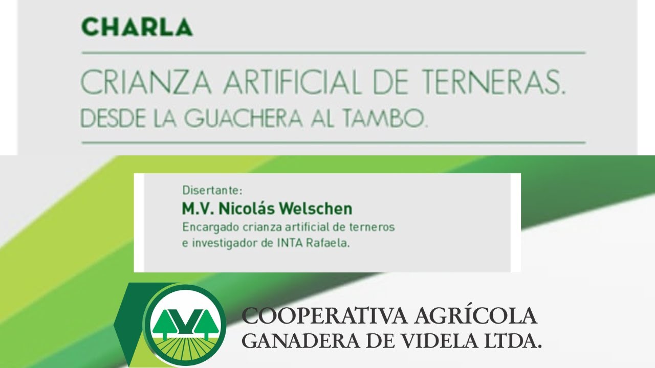 Charla "Crianza artificial de terneras. Desde la guachera al tambo".