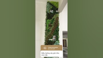 Mẫu tường cây giả đẹp #shorts | 0984 180019