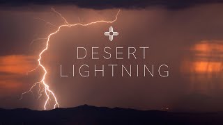 DESERT LIGHTNING With Drone