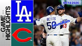 Los Angeles Dodgers vs Cincinnati Reds Full Game Highlights 09/14/26 | 2026 MLB Season Dodgers Vs Reds Game Highlights 6 7 23 Mlb Highlights