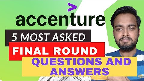 Accenture Final Round Interview Question & Answer-Fresher | Accenture Interview Question | Accenture