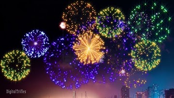 Animated Sparkling Fireworks | Twitch Overlay | Stream Alerts and Decor