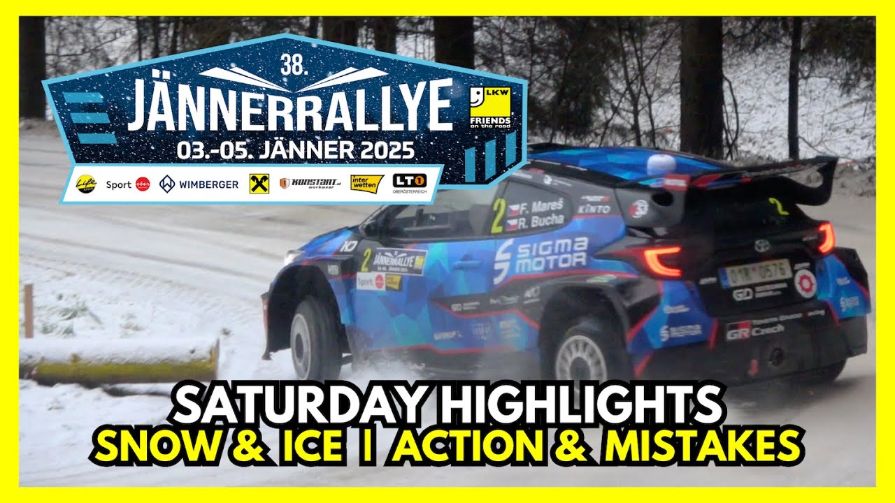Jännerrallye 2025 | Saturday Highlights | Mistakes | Action