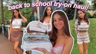 BACK TO SCHOOL TRY-ON CLOTHING HAUL 2021 (ft. Princess Polly)