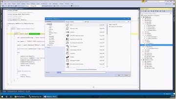 Create and Connect a ASP.NET Website, Web API Service, and SQL Database ALL IN ONE VIDEO
