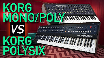 Korg Mono/Poly vs Korg Polysix - Vintage Analog Synth Showdown LIVE!