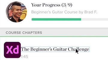 Designing with Adobe XD feat. Michael Wong: Create A Course List | Adobe Creative Cloud