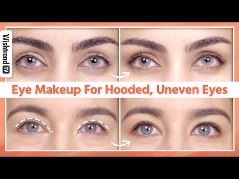 Eye Makeup Tutorial for Hooded eyes, Uneven eyes | How to Find Your Eye Shape