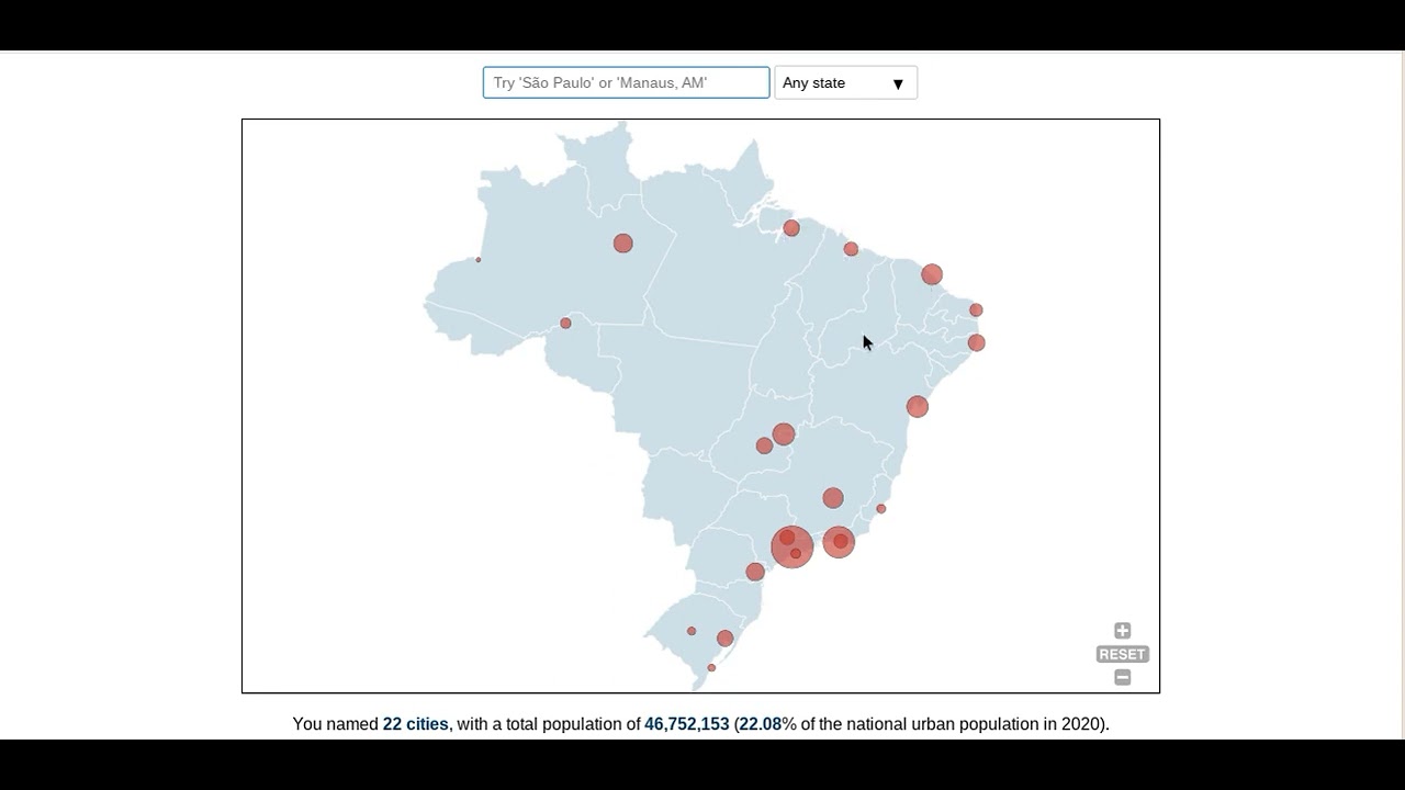 Naming as many cities as I can in Brazil - YouTube