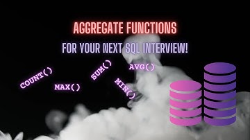 SQL Aggregate Functions - Do You Know Them All?