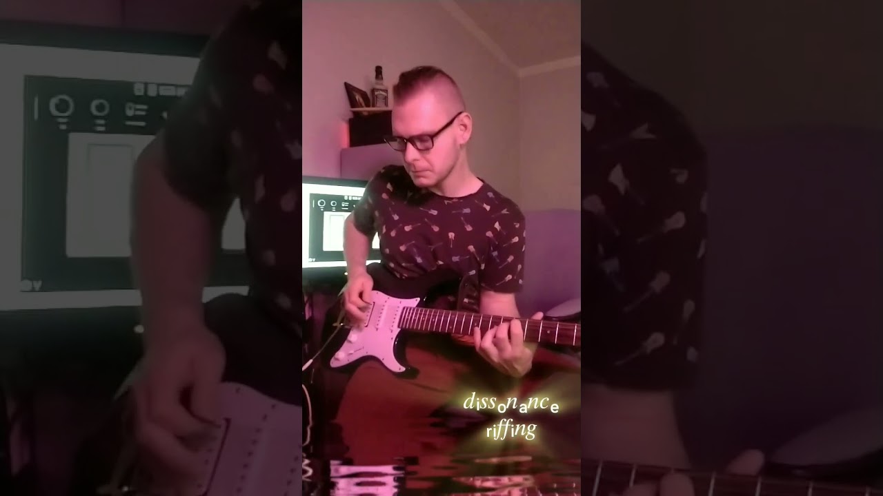 yamaha pacifica 012 dissonance riff 