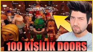 DOORS AMA 100 KİŞİLİK | ROBLOX DOORS TÜRKÇE | HAN KANAL KÜBRA NİSA PRATİK OYUN