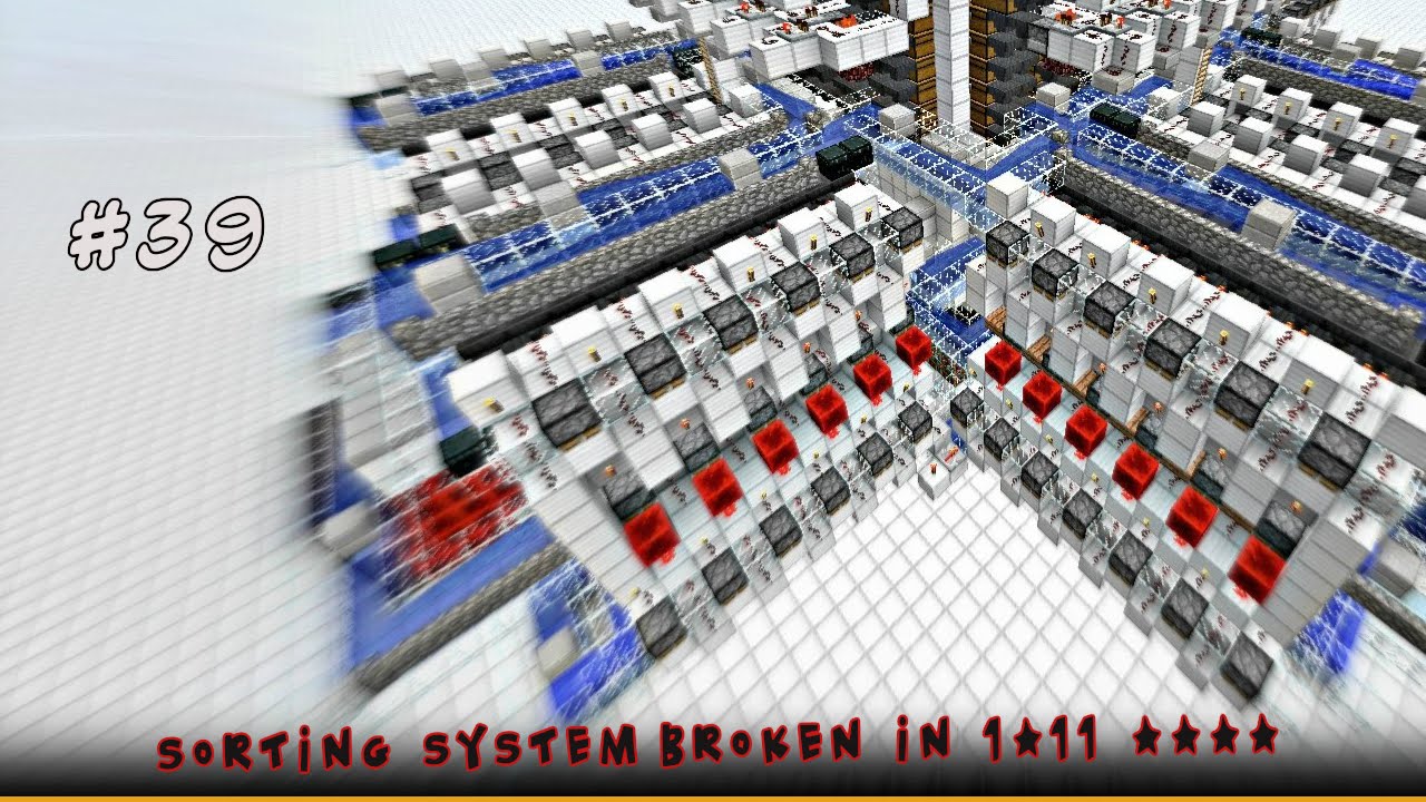 1.11 Update breaks sorting ?!? [Minecraft Singleplayer #39]