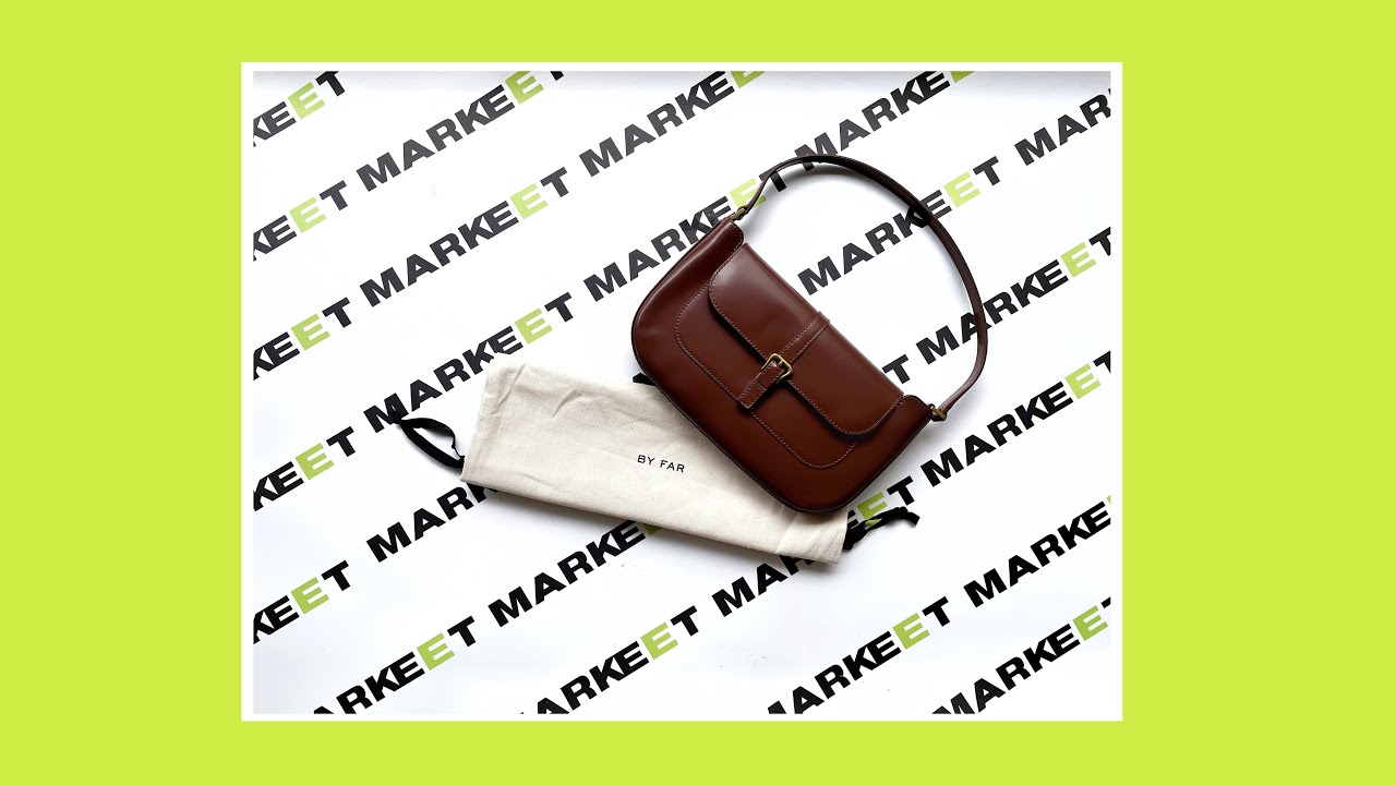 UNBOXING BY FAR MIRANDA SHOULDER BAG BROWN