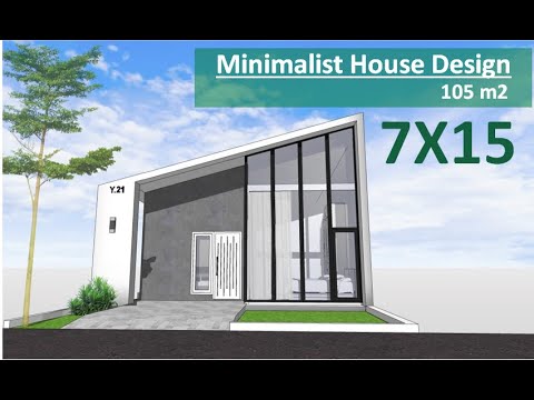 DESAIN RUMAH  7x15 MINIMALIS  3  KAMAR  Modern  House 