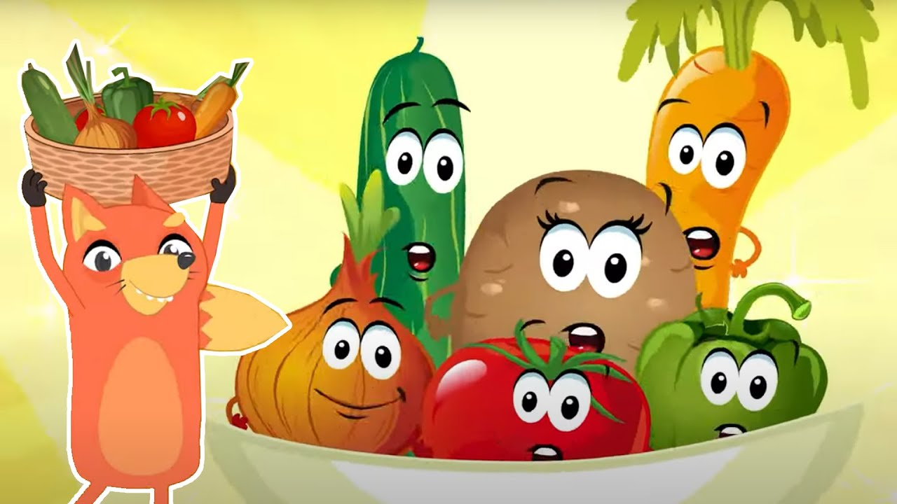 أنشودة الخضروات للأطفال -  قناة ثعلوب
