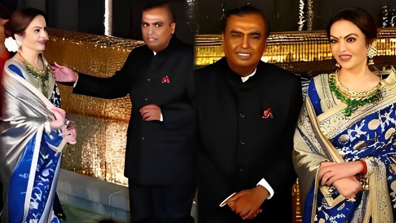 Mukesh Ambani Takes Care Of Wife Nita Ambani At NMACC Launch