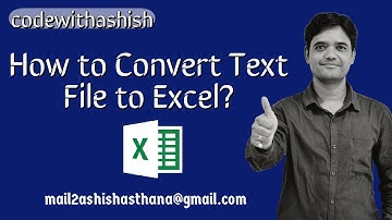 How to Convert CBSE Result Text File (.txt)  to Excel || by: Ashish Asthana
