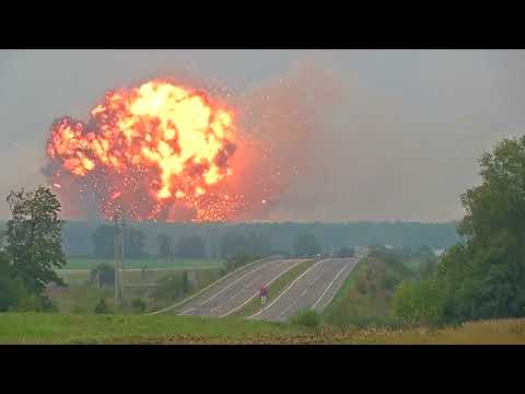 Ammunition Depot Explosion: Real Audio + Audio Reconstruction