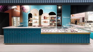 Voilà: refrigerated display case for pastry & gelato shops