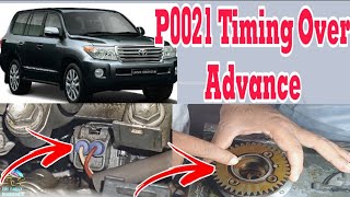 TOYOTA P0021 Timing Over Advance Or System Performance