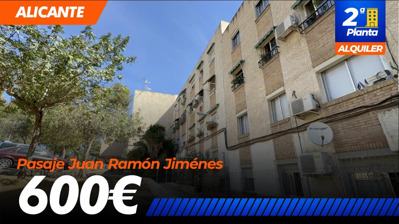 IMBX773 / ALICANTE / ALQUILER⭐️ 600€ / 2da. PLANTA / 3 HABITACIONES /70m²⭐️