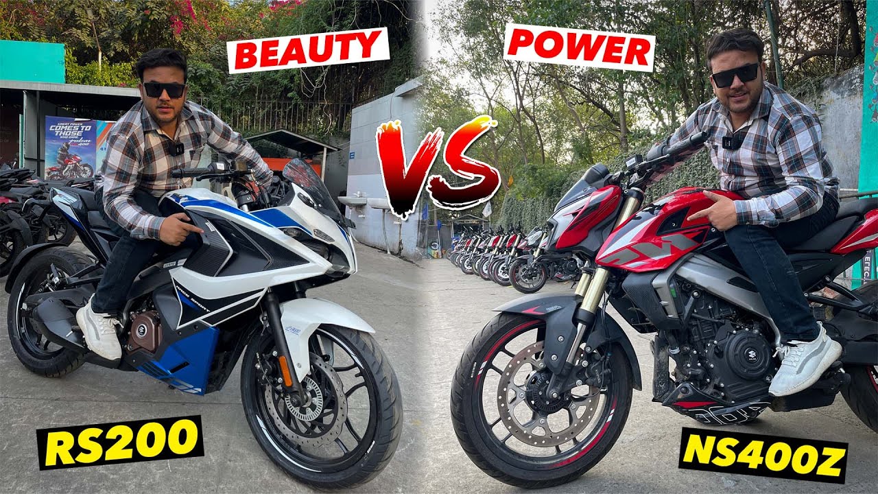 2025 BAJAJ Pulsar NS400Z VS Bajaj RS200 comparison which one is better?😱पैसे बर्बाद करने वाली बात है